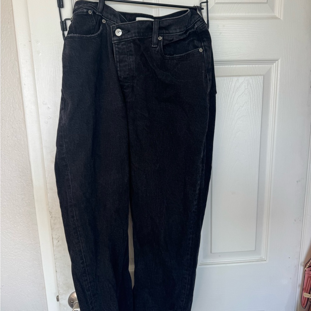 Abercrombie & Fitch Dark Gray High Rise Jeans